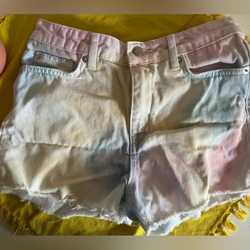 Gb fashion London Giles multi colored jeans shorts